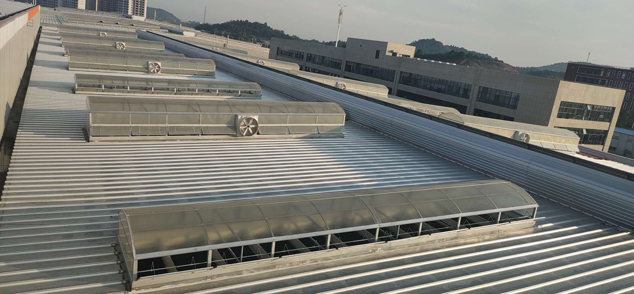 漢德車(chē)橋圓拱形排煙天窗、通風(fēng)氣樓（湖南株洲）